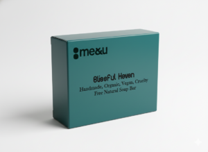 me&u Blissful Haven Natural Lavender Soap Bar - Handmade, Organic & Vegan (100g)