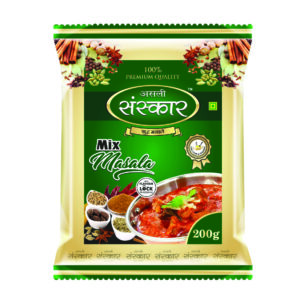 Sanskar Premium Mix Masala, 200g, Indian Spice Blend with Turmeric, Coriander, Cumin and Black Cardamom Mix Sanskar Masala